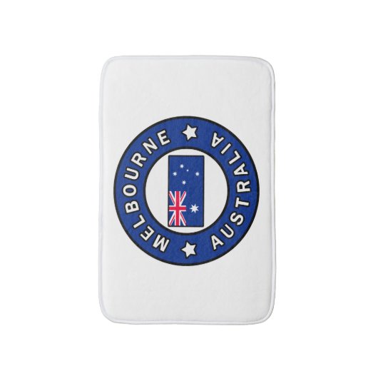Melbourne Australia Badematte (Vorderseite Vertikal)