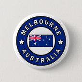 Melbourne Australia Button (Vorderseite)