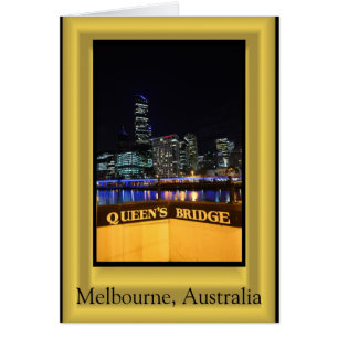 Melbourne Australia CBD Night Lights