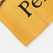 Melbourne Australia CBD Night Lights Fleecedecke (Ecke)