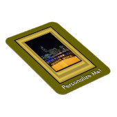 Melbourne Australia CBD Night Lights Magnet (Rechte Seite)