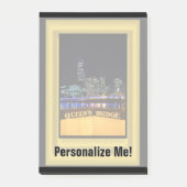 Melbourne Australia CBD Night Lights Post-it Klebezettel (Vorderseite)