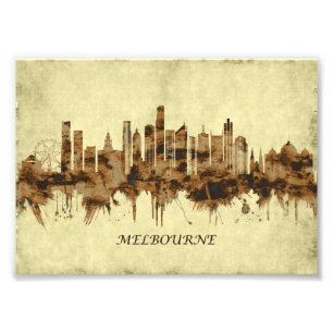 Melbourne Australia Cityscape Fotodruck