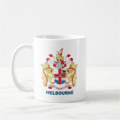 Melbourne, Australia - coat of arms Kaffeetasse (Links)
