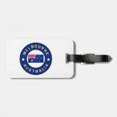 Melbourne Australia Gepäckanhänger (Rückseite horizontal)