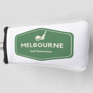 Melbourne Australia - Golf Course Destination Logo Headcover