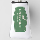 Melbourne Australia - Golf Course Destination Logo Headcover (Rotieren 90)