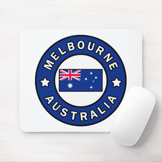 Melbourne Australia Mousepad (Mit Mouse)
