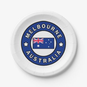 Melbourne Australia Pappteller