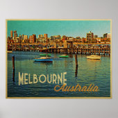 Melbourne Australia Poster (Vorne)