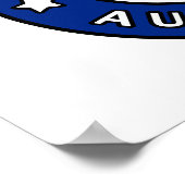 Melbourne Australia Poster (Ecke)