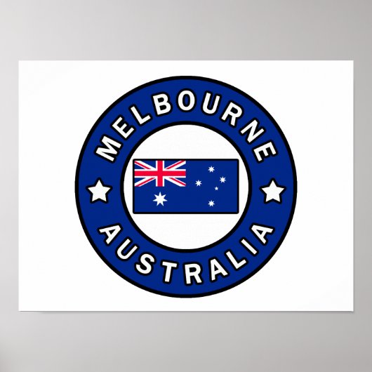 Melbourne Australia Poster (Vorne)