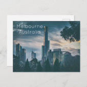 Melbourne Australia Postkarte (Vorne/Hinten)