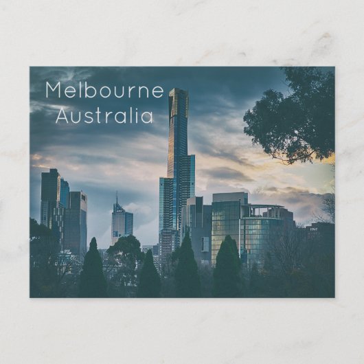 Melbourne Australia Postkarte (Vorderseite)