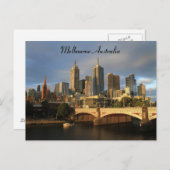 Melbourne Australia Postkarte (Vorne/Hinten)