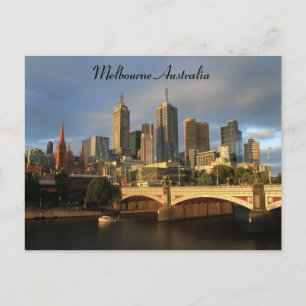 Melbourne Australia Postkarte