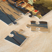 Melbourne Australia Reisen Vintag Puzzle (Seite)