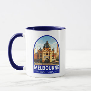 Melbourne Australia Reisen Vintag Tasse
