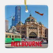 Melbourne Australia Scenic Christmas Ornament (Vorderseite)