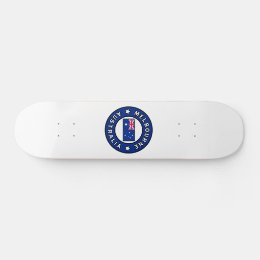 Melbourne Australia Skateboard (Horizontal)