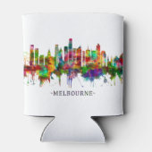 Melbourne Australia Skyline Dosenkühler (Rückseite)