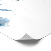 Melbourne Australia Skyline Poster (Ecke)