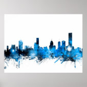 Melbourne Australia Skyline Poster (Vorne)