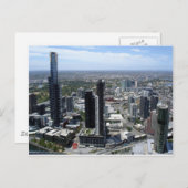 Melbourne Australia Skyline Postkarte (Vorne/Hinten)