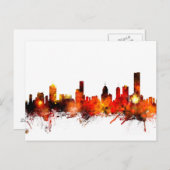Melbourne Australia Skyline Postkarte (Vorne/Hinten)