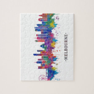 Melbourne Australia Skyline Puzzle