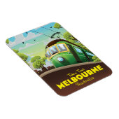 Melbourne Australia Tram Magnet (Rechte Seite)