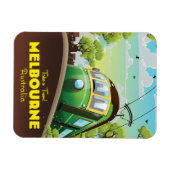 Melbourne Australia Tram Magnet (Horizontal)