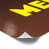 Melbourne Australia Tram Poster (Ecke)