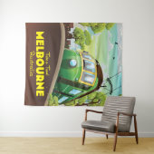 Melbourne Australia Tram Wandteppich (Beispiel (Horizontal))