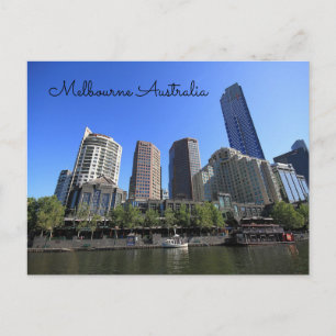 Melbourne Australia yarra River Postkarte