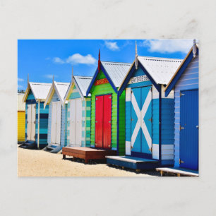 Melbourne, Australien, Brighton Beach, Postkarte