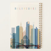 Melbourne, Australien | City Skyline Planer (Rückseite)