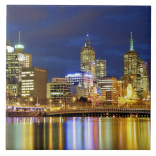 Melbourne, Australien. Der Blick auf die 2 Fliese