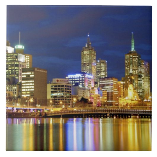 Melbourne, Australien. Der Blick auf die 2 Fliese (Vorderseite)