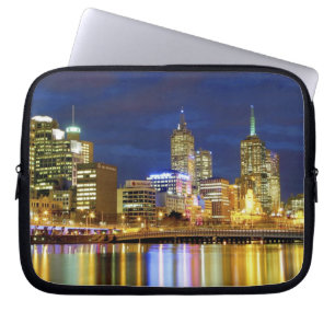 Melbourne, Australien. Der Blick auf die 2 Laptopschutzhülle