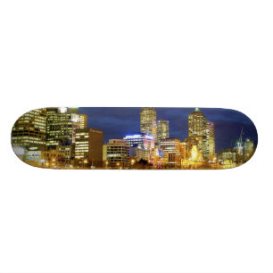 Melbourne, Australien. Der Blick auf die 2 Skateboard