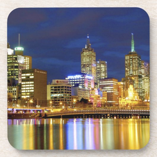 Melbourne, Australien. Der Blick auf die 2 Untersetzer (Vorderseite)
