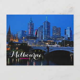 Melbourne Australien Landschaftsreise Postkarte