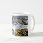 Melbourne - Australien - Mosaik - Kaffeetasse (VorderseiteRechts)