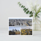 Melbourne - Australien - Mosaik - Postkarte (Stehend Vorderseite)