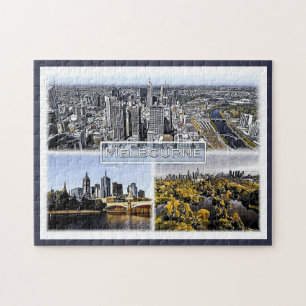 Melbourne - Australien - Mosaik - Puzzle