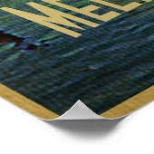 Melbourne Australien Poster (Ecke)