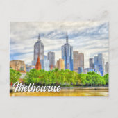 Melbourne, Australien Postkarte (Vorderseite)
