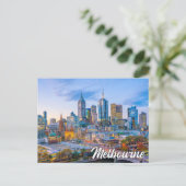 Melbourne, Australien Postkarte (Stehend Vorderseite)
