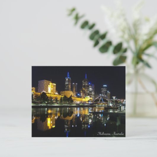 Melbourne, Australien Postkarte (Stehend Vorderseite)